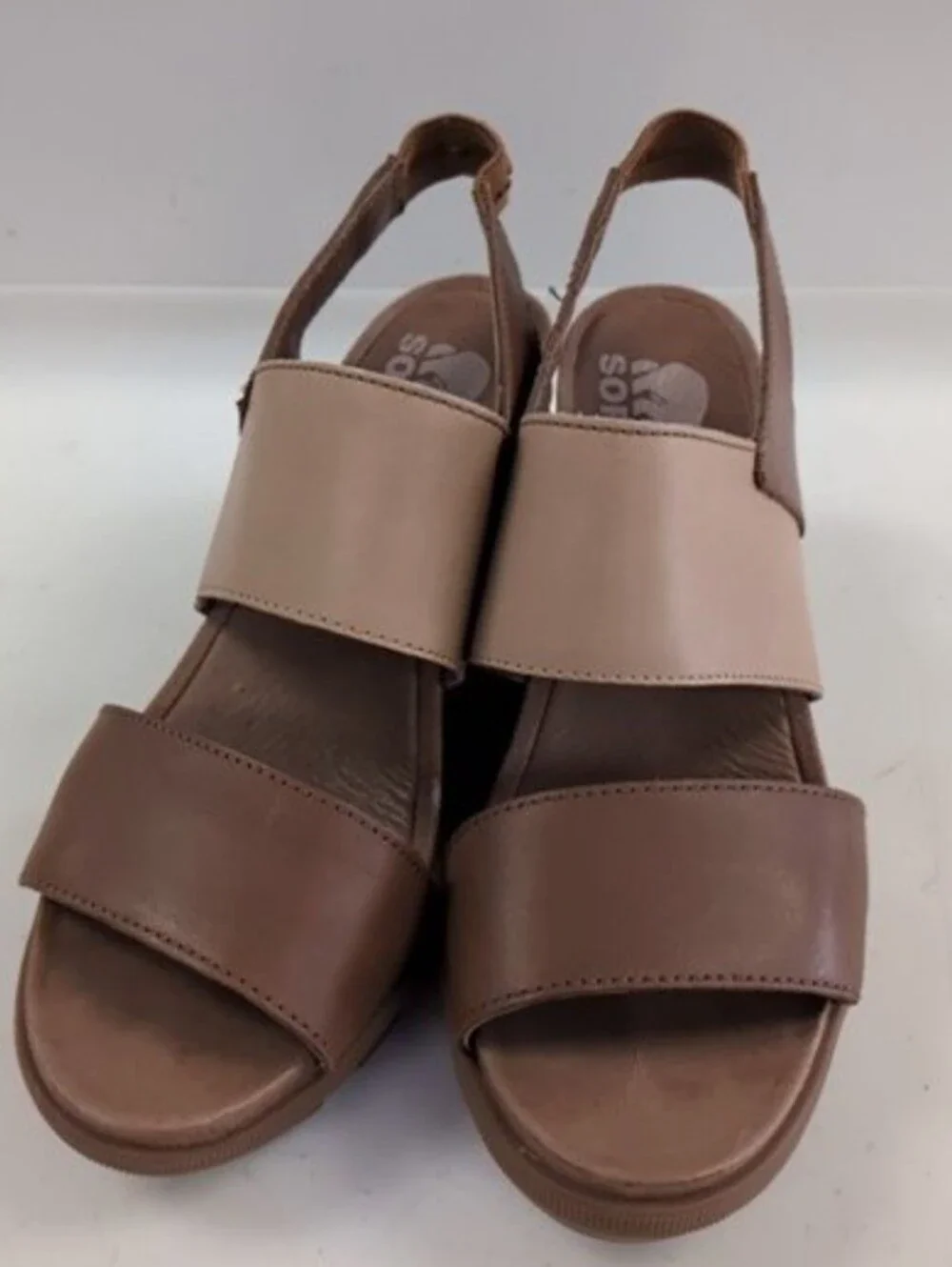 SOREL® JOANIE™ II SLINGBACK WEDGE SANDALS  SIZE 7 Like New MSRP $130
